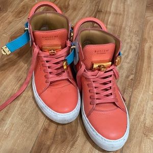 Buscemi Leather Sneaker, Size 37